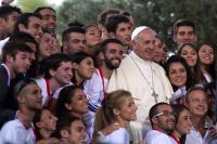 Le pape François, ami des jeunes